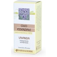 Farmaderbe Olio essenziale di lavanda - Integratore alimentare per il rilassamento, 10 ml
