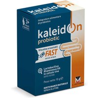 Menarini Kaleidon - Probiotic Fast Integratore Gusto Bianco Naturale, 10 Bustine