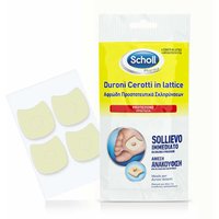 Scholl Cerotti Duroni in Lattice Protezione Sollievo Rapido, 4 pezzi