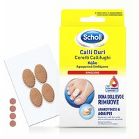 Scholl Cerotti Callifughi per Calli Duri Rimozione, 4 pezzi