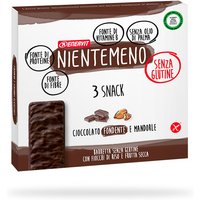 Enervit Nientemeno Barretta Cioccolato Fondente E Mandorle 3 Pz