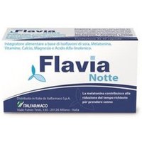 Italfarmaco Flavia Notte Integratore Alimentare Menopausa 30 Capsule Molli