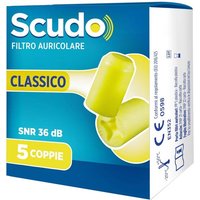 Scudo Classic Tappi Auricolari, 5 Coppie
