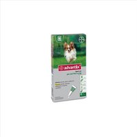 Bayer Advantix Spot-On Antiparassitario Per Cani Fino A 4 kg 4 Pipette