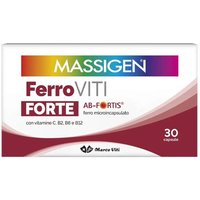 Massigen FerroViti Forte Integratore di Ferro Microincapsulato, 30 Capsule