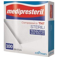 Medipresteril Compresse Di Garza Sterili in TNT, 10x10cm 100 garze