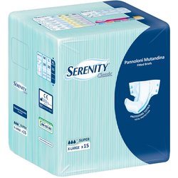 Serenity Classic - Pannolone A Mutandina Super Taglia Xl, 15 Pannoloni