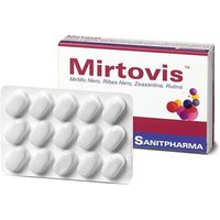 Sanitpharma Mirtovis compresse masticabili - Integratore per il microcircolo, 30 compresse
