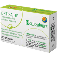 Herboplanet Ortisa Hp - Integratore a base di oli essenziali per naso e gola, 30 capsule