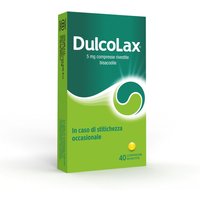 Dulcolax Compresse 5mg Bisacodile Trattamento Stitichezza Occasionale, 40 Compresse Rivestite