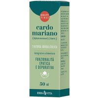 Erba Vita Estratti Liquidi - Cardo Mariano Tintura Idroalcolica Integratore Funzione Epatica e Depurativa, 50ml