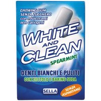 Sella White and Clean Spearmint Chewing Gum senza zucchero, 28g