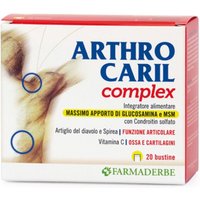 Farmaderbe Arthrocaril - Complex Integratore Alimentare, 20 Buste