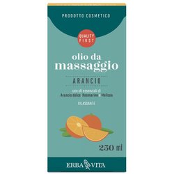 Erba Vita Oli Corpo - Olio Da Massaggio Arancio Rilassante, 250Ml