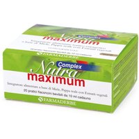 Farmaderbe Nutra Maximum Complex Integratore Alimentare, 20 flaconcini