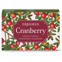 Erbamea Cranberry Integratore Alimentare per le Vie Urinarie, 24 Capsule