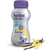 Nutricia Fortini Multi Fibre Supplemento Ipercalorico Sviluppo e Crescita dei Bambini Gusto Vaniglia, 200ml