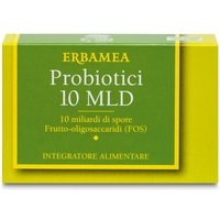 Erbamea Probiotici 10 MLD Integratore Alimentare, 10 Flaconcini