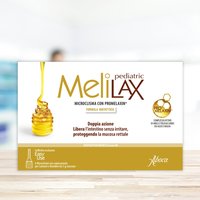 Aboca Melilax Pediatric Dispositivo Medico Stitichezza Apparato Gastrointestinale, 6 Microclismi x 5g