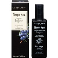 L'Erbolario Ginepro Nero Lozione Deodorante Energizzante Uomo, 100ml
