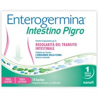 Sanofi Enterogermina - Intestino Pigro Integratore Alimentare, 10 Bustine