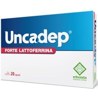 Erbozeta Uncadep Forte Lattoferrina Integratore Alimentare, 20 Capsule