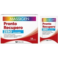 Massigen Pronto Recupero - Zero Zuccheri Integratore, 18 Bustine