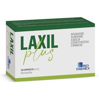 Biofarmex Laxil Plus Integratore Alimentare Favorisce il Transito Intestinale, 30 compresse