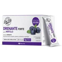 Marco Viti Drenante Forte Integratore Drenante e Antiossidante gusto Mirtillo, 28 stick