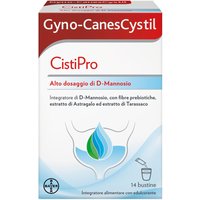 Bayer Gyno-CanesCystil CistiPro Integratore Vie Urinarie, 14 Bustine