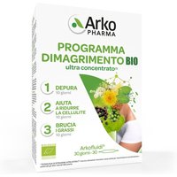 ArkoPharma Arkofluidi - Programma Dimagrimento BIO Ultra Concentrato, 30 fiale