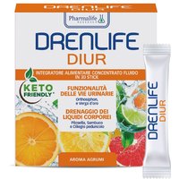Pharmalife Research Drenlife - Diur Integratore Diuretico, 30 stick