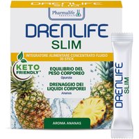 Pharmalife Research Drenlife - Slim Integratore Drenaggio dei Liquidi, 30 stick