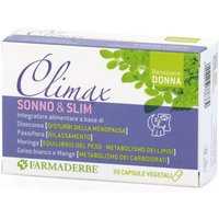 Farmaderbe Climax - Sonno & Slim Integratore Alimentare, 30 capsule