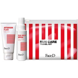 Face D Sun Care Travel Kit Solari Da Viaggio Sun Milk SPF50 + Aftersun Fluid