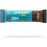 Enervit Pure-Pro - 36% Protein Bar Barretta Proteica Crunchy Double Choco, 55g