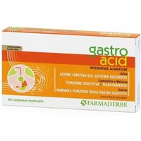 Farmaderbe Gastro Acid Integratore Alimentare, 20 compresse masticabili