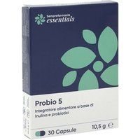 Semprefarmacia Essentials Probio 5 Integratore con Probiotici per la Flora Intestinale, 30 Capsule