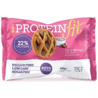 IProteinFit Crostatina con Crema al Cioccolato 22% di Proteine, 40g