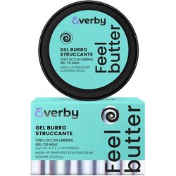 Everby Feel Butter Gel Burro Struccante Viso Occhi E Labbra, 100Ml