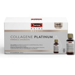Swisse Collagene Platinum - Integratore Collagene Idrolizzato Verisol Da Bere, Antiage, Per Pelle Più Luminosa, Compatta Ed Elastica, Con Collagene, Estratto Di Mirtillo Rosso, Vitamina E, 10X30 Ml Swisse Collagene Platinum - Integratore Collagene Idrolizzato Verisol Da Bere, Antiage, Per Pelle Più Luminosa, Compatta Ed Elastica, Con Collagene, Estratto Di Mirtillo Rosso, Vitamina E, 10X30 Ml