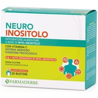 Farmaderbe Neuro Inositolo Integratore Sistema Nervoso, 20 bustine