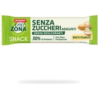 EnerZona Snack White Peanuts Barretta al Cioccolato Bianco e Arachidi, 33g