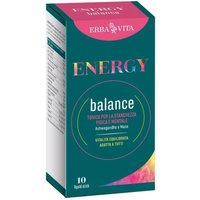 Erba Vita Energy - Balance Integratore Tonico-Adattogeno e Tono dell'Umore, 10 Stick Liquidi