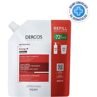 Vichy Dercos Technique Shampoo Energizzante - Eco-ricarica anticaduta con Aminexil, 400 ml