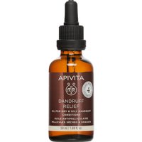 Apivita Dandruff Relief - Olio Sollievo Forfora Cuoio Capelluto Secco, 50ml