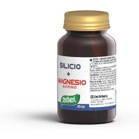 Santiveri Silicio + Magnesio Marino Integratore Alimentare, 60 capsule