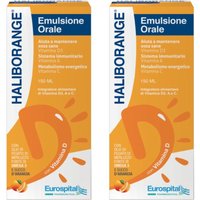 Haliborange Emulsione Orale Integratore Alimentare, 2 x 150ml