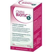 Institut Allergosan OmniBiOTiC - 6 Integratore con Probiotici e Prebiotici in Polvere, 60g