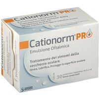 Santen Cationorm Pro Emuslione Oftalmica Secchezza Oculare, 30 monodose